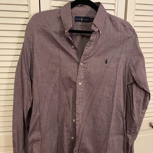 Purple Ralph Lauren Polo Button Down